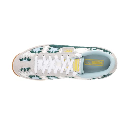 PUMA Womens Easy Rider Seaside Drills Embroidered Lace Up Sneakers Shoes Casual - Grey - Size 6 M4