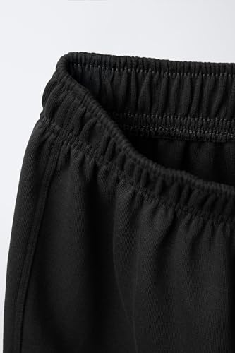 Image of Alan Jones Clothing Girls Wide Leg Palazzo Trousers | Cotton Blend Interlock Fabric | Side Pockets | Adjustable Inner Drawstring | Casual & Everyday Wear Pants