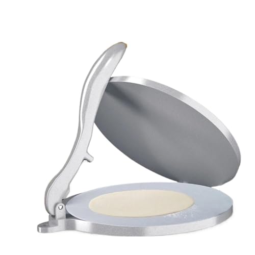 20CM DIY トルティーヤプレスメーカー アルミ合金 手動 コーントルティーヤ 生地プレスツール キッチンベーキングウェア 調理アクセサリー お手入れ簡単