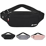 【High Quality Material】Bumbags for Ladies men are made of high quality material which is water-resistant,durable and light-weight(Only 102g) .Ensure a secure & long-lasting usage 【Comfortable Running Belt】Fanny Pack can easy to adjust the belt to you...