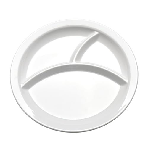 SUPVOX Kids Dinnerware Compartment Plate Divided Serving Tray Safe Microwave Boil Ideal for Kids Adults