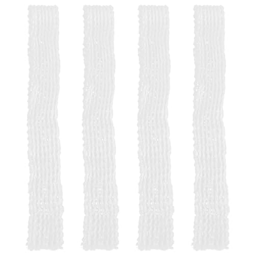 HOLIDYOYO Cotton Meat Netting Roll 4pcs Butcher Twine Net for Sausage Pork Chicken Smoking Roasting