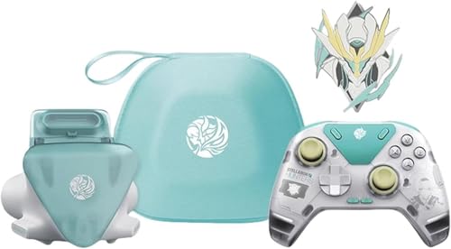 対応 崩壊スターレイル ゲームコントローラー ワイヤレスコントローラー 流萤 ホタル フォースフィードバック 方向ボタンレイアウト可能 十字キー DIY動図 PC/Android/Steam Deck/Appleデバイス対応 (流萤)
