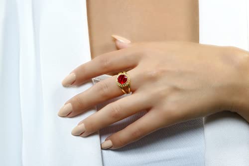 Bague en Rubis Véritable | Éclat Or et Haute Joaillerie Fine - 2