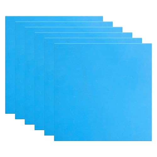 6 Pcs Non-Asbestos Gasket Sheets 10x10in, Various Thickness