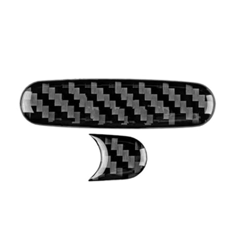 Compatible With Mini For F54 F55 F56 2020-2023 カーギアレバーヘッドステッカー 内装改造 装飾ギアサイドカバー 車用センターコンソールトリム