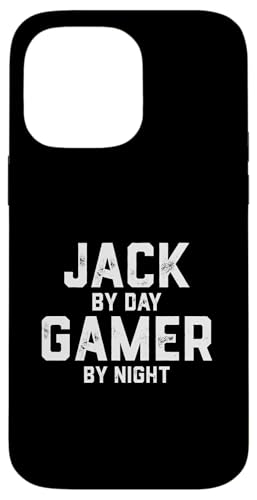 Jack Gamer ハロウィンゲームコスチューム 男性用 ジャックという名前入り スマホケース iPhone 14 Pro Max 用