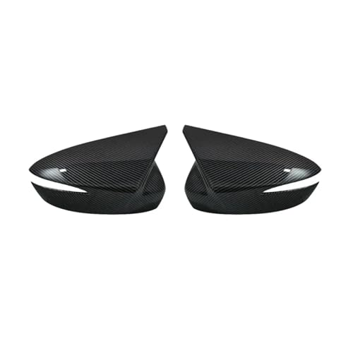 車用アクセサリー マツダ CX5 CX-5 CX4 CX3 2015+ バックミラーカバーキャップ ケース シェル 蓋(Carbon fiber pattern)