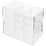 Cabilock Transparente Schubladen aufbewahrungsbox Tisch organizer für Kosmetik Schmuck und Bastelbedarf Langlebige für Schreibtisch und Nachttisch