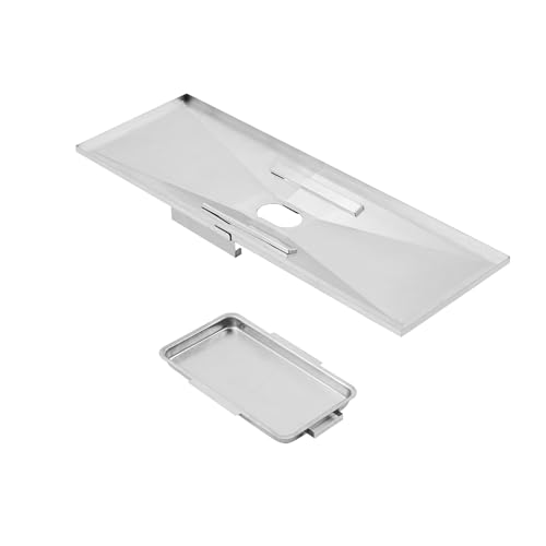 Oklagarden SGP4130N Drip Pan for Stok Grill Replacement Parts SGP4130N SGP4333SB SGP4032N Stok Quattro Grease Tray Replacement Master Forge Grill Parts MFA350BNP MFA350CNP Adjustable Drip Catch Pan