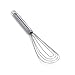 Norpro Krona 11-Inch Stainless Steel Flat Whisk, 11in/28cm, Silver