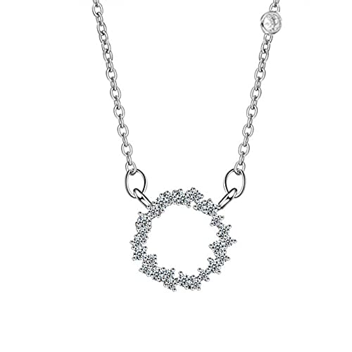 Collier de Noël femme avec pendentif bleu de mer pour illuminer vos tenues de soirée hivernales