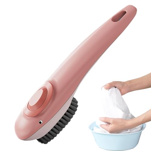 Cepillo de cocina con dispensador de jabón, dispensador de jabón de cocina de ballena de dibujos animados, cepillo de limpieza de zapatos para el hogar, cepillo de limpieza multifuncional para baño,