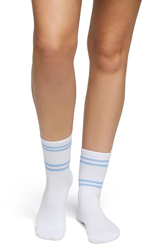 Wildfox Women's Deanna Mid-Crew Summer Fruit Pilates Sock with Non-Slip Grip, 2-Pack4