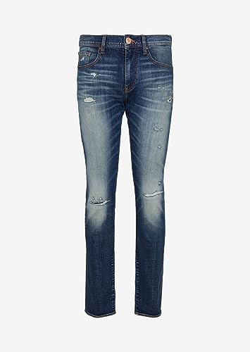 Armani Exchange Men's J10 Skinny Comfort Stretch Cotton Denim3