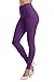 LIGHTBACK High Waisted Workout Leggings for Women Buttery Soft Yoga Leggings Full Length Gym Tights Purple