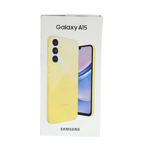 Samsung Galaxy A15 Smartphone 6.5", 4G, 256GB, Dubbel SIM, Gul