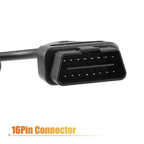 X AUTOHAUX OBDII OBD2 Main Cable Diagnostic Tool Adapter Connector Cable for Launch X431 CRP129 CRP123 Creader VII and VIII