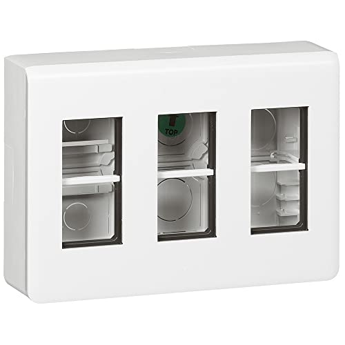 Legrand Boîte de surface 078883L Mosaic 3 x 4 modules couleur blanche