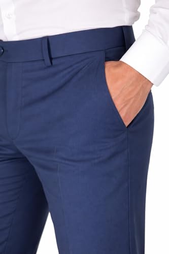 Image of Formal Pants for Men Office Wear - Premium Regular Fit Formal Trouser for Men, Boys, Gents Bottom Formal wear for Office Meeting, Party, Gathering, Wedding