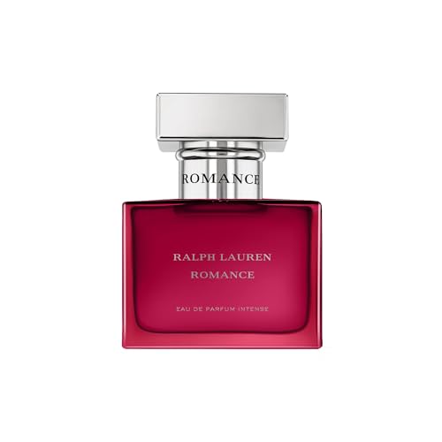 Ralph Lauren Romance Eau de Parfum Intense   Perfume para mujer, floral y amaderado, con rosa, pachulí y sándalo, intensidad media, 1 onza líquida
