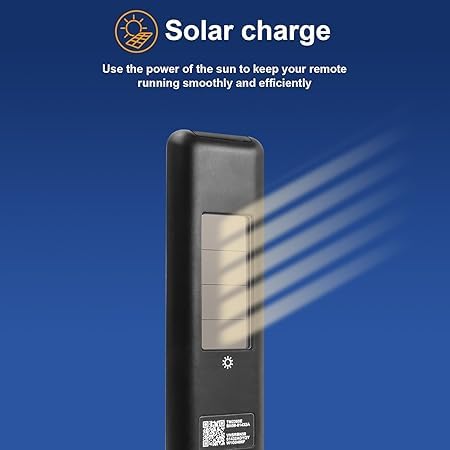 Image of BN59-01432A Solar Voice Remote Control for Samsung NEO QLED 8K HDR Smard tv with Rechargeable Solar Cell Compatible with Neo QLED 8K HDR Smart TVs (Solar Voice for Remote with Solar Cell)