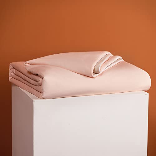 Image of LLanCL Cooling Blankets for Hot Sleepers - Cool Like Ice Cream Lightweight Blanket for Summer with Double Side Cold, Cooling Comforter, Quilt, Fabric for Bed (Throw Size 47 inch x 59 inch Pink & Beige)