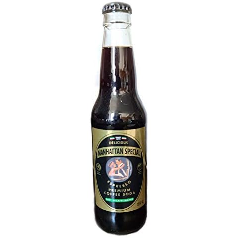 Manhattan Special - Diet Decaffeinated - Espresso Premium Coffee Soda - 12 oz (24 Glass Bottles) Cover
