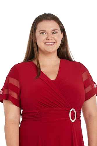 Image of R&M Richards Women's Allegra Cascade Dress