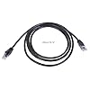 2m Black Ethernet Cable Fast & Internet Connection Solid Flat CAT6 Cable Speed 2m Internet Cable for Home