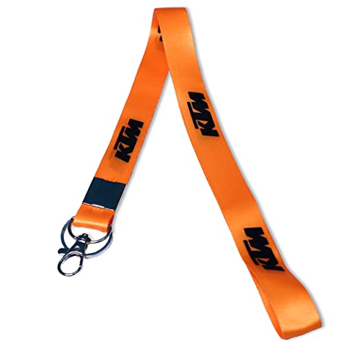 Image of AutokraftZ KTM Keychain Pack of 2 Bike Fashion Premium of Key Chain Ready to Race Rc KTM Bike KTM Duke Keychain for Bike Lovers Fabric Id Tag Hook Locking Design Lanyard Stylish Sports Type Keychains
