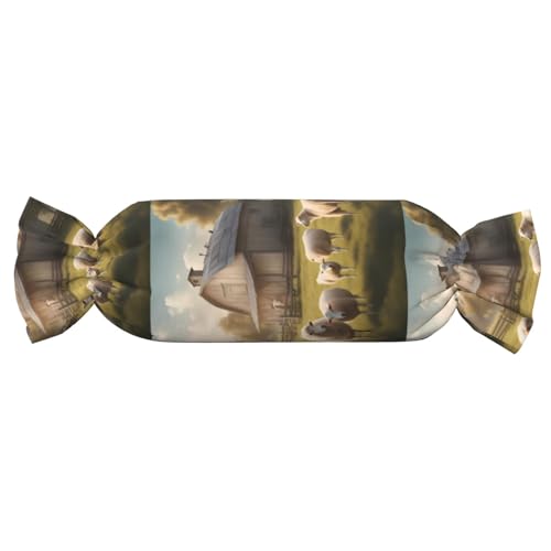 Almohada de espuma viscoelástica 62 cm x 25 cm negra