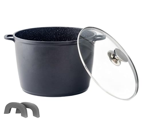 Gemüsetopf 28cm Aluguß beschichtet Kochtopf Suppentopf