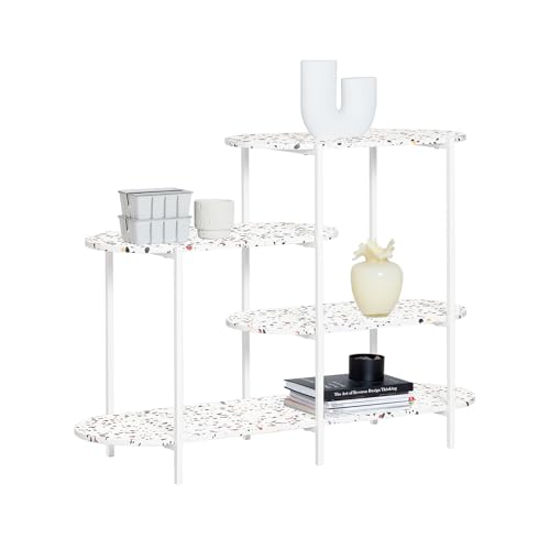 SoBuy Mesa de Entrada Recibidor Mesa de Consola Blanco 120 x 40 x 86 cm FSB89-W ES
