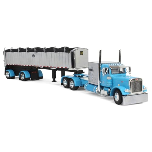 DCP 1/64 Cyan Peterbilt 379 60" Vintage Sleeper miniatura 2
