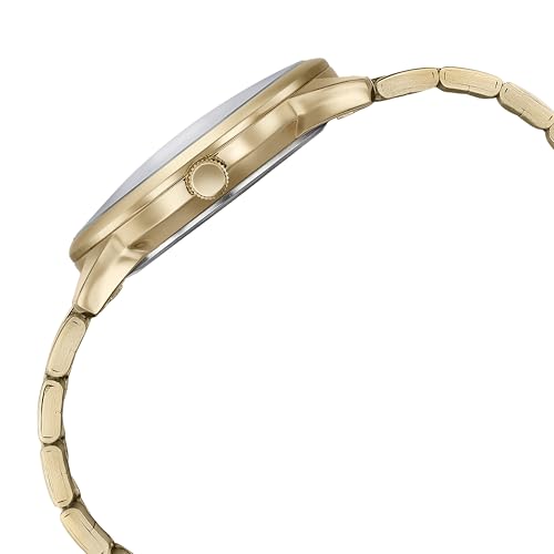 Image of Sonata Wedding Edit Quartz Analog with Date Golden Dial Stainless Steel Strap Watch for Men