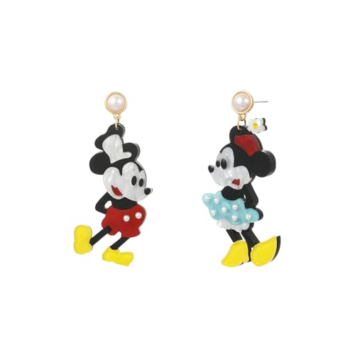 Madison Tyler Cute Earrings for Brides Mouse Dangle Earrings | Delicate Rhinestone Animal Earrings for Women | Daily Wear Holiday Birthday Gifts