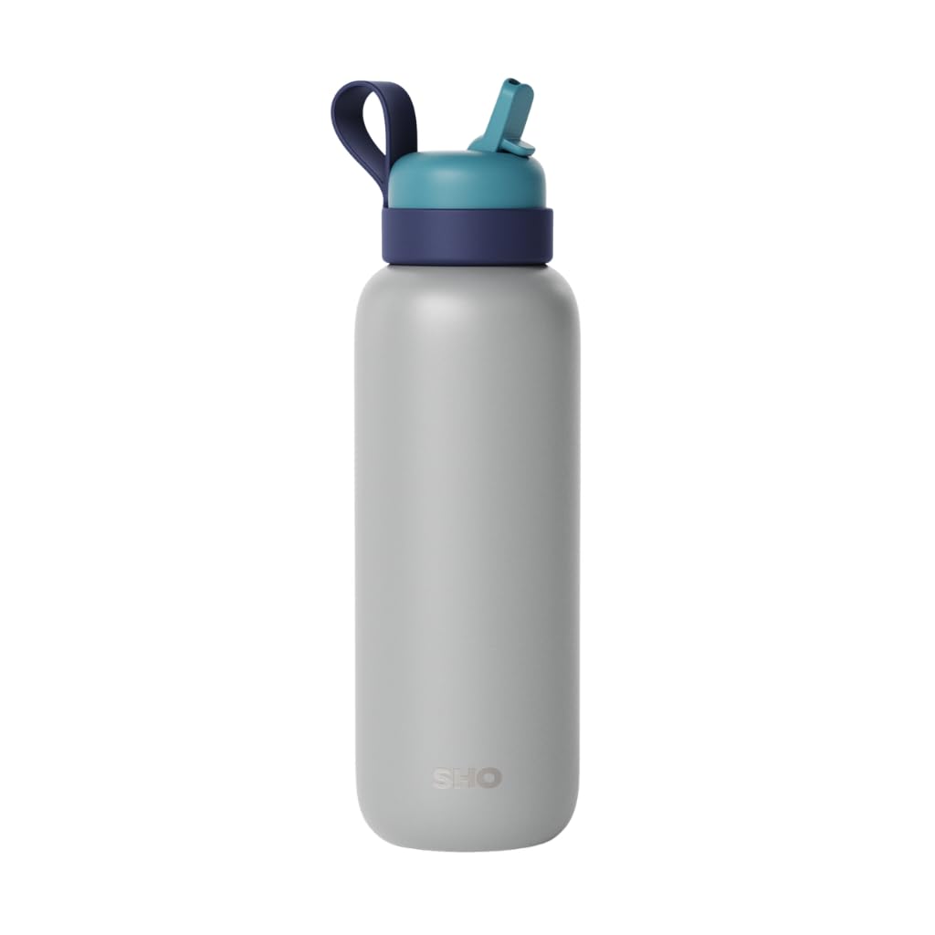 SHO Newt Insulated Stainless Steel Water Bottle (Storm Loop, 500ml)