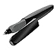 Pelikan 947093 Tintenroller Twist, universell für Rechts- und Linkshänder, schwarz + Refillpatronen (Tintenroller)