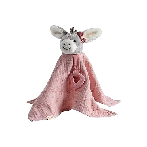 Sterntaler Emmi Donkey Blanket with Teething Ring Cover