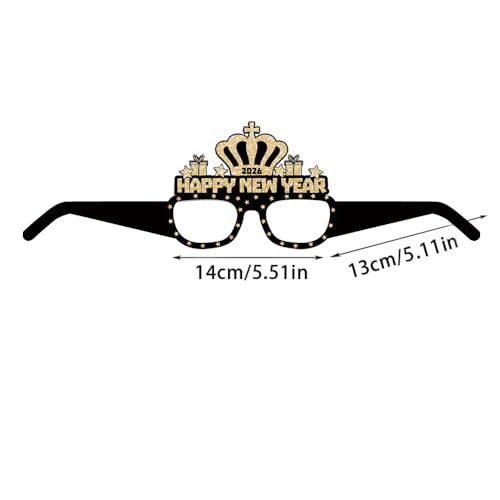 Happy New Year’s Eve Glasses 2026 - Pack Of 12 | New Year’s Eve Party Supplies 2026 | Happy New Year Glasses 2026, Happy New Year Decorations 2026 | New Year’s Glasses, New Year’s Eve Decorations - Image 3