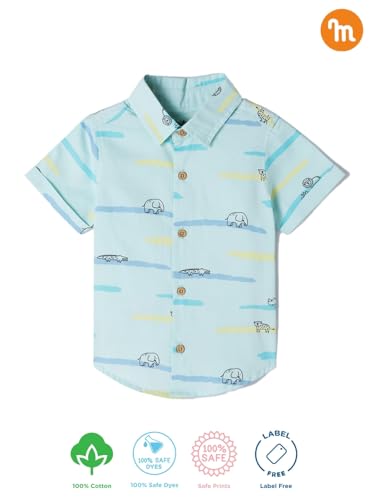 Image of Milou Girls 100% Cotton Stripes Allover Print Biowash Shorts | Soft & Breathable, Safe Dyes, Label-Free Comfort