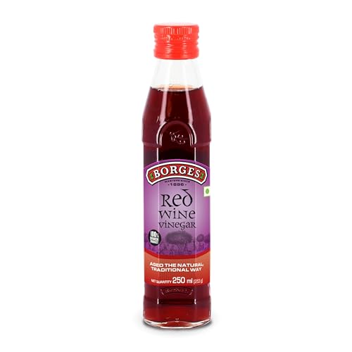 Borges Red Wine Vinegar - 250ml | Premium Vinegar in Glass Bottle | Imported from Spain | Suitable For Cooking, Salad Dressing, Marinating (B01IT34IGG) Amazon Price History, Amazon Price Tracker