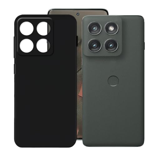 Protection Motorola Edge 2025 housse noire élégante en silicone TPU