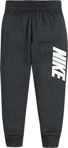 Nike Toddler Boy's Block Solar French Terry Joggers Pants (2T, Black Heather)