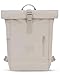 Produktbild Johnny Urban Rucksack Damen & Herren Klein Beige - Robin Small - Kleiner Rolltop Daypack mit 12 Zoll Laptopfach - Tagesrucksack für Uni City Business - Wasserabweisend