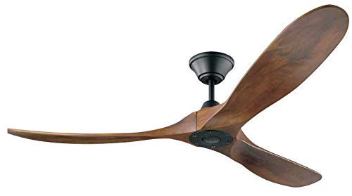 LAMPSMORE 60 Inch Wood Ceiling Fan,Indoor Ceiling Fan With Remote,3 Blades Ceiling Fan No Light,Farmhouse Reversible Ceiling Fan For Living Room,Bedroom,Matte Black LAMPSMORE 60 Inch Wood Ceiling Fan,Indoor Ceiling Fan With Remote,3 Blades Ceiling Fan No Light,Farmhouse Reversible Ceiling Fan For Living Room,Bedroom,Matte Black