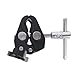 NICEYRIG Super Clamp Crab to Cold Shoe Mount, 1/4’’ Thread, Max. 50mm Jaw Grip Applicable for Power Bank Clamp, Tripod Mount Phone Holder, Vmount Battery Plate - 608