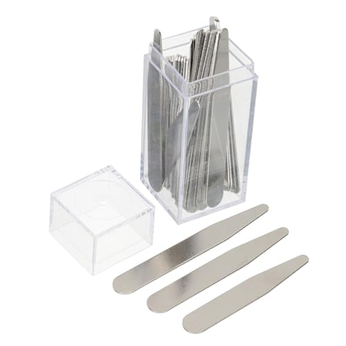 PartyKindom Dress Shirt Neck Extender Collar Stays for Men Collar Bone Shaper Inserts Comfort and Shape