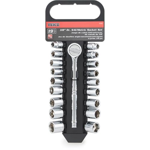 Tekz 18180 1/4 "Drive SAE/Set de llaves de vaso – 21 piezas